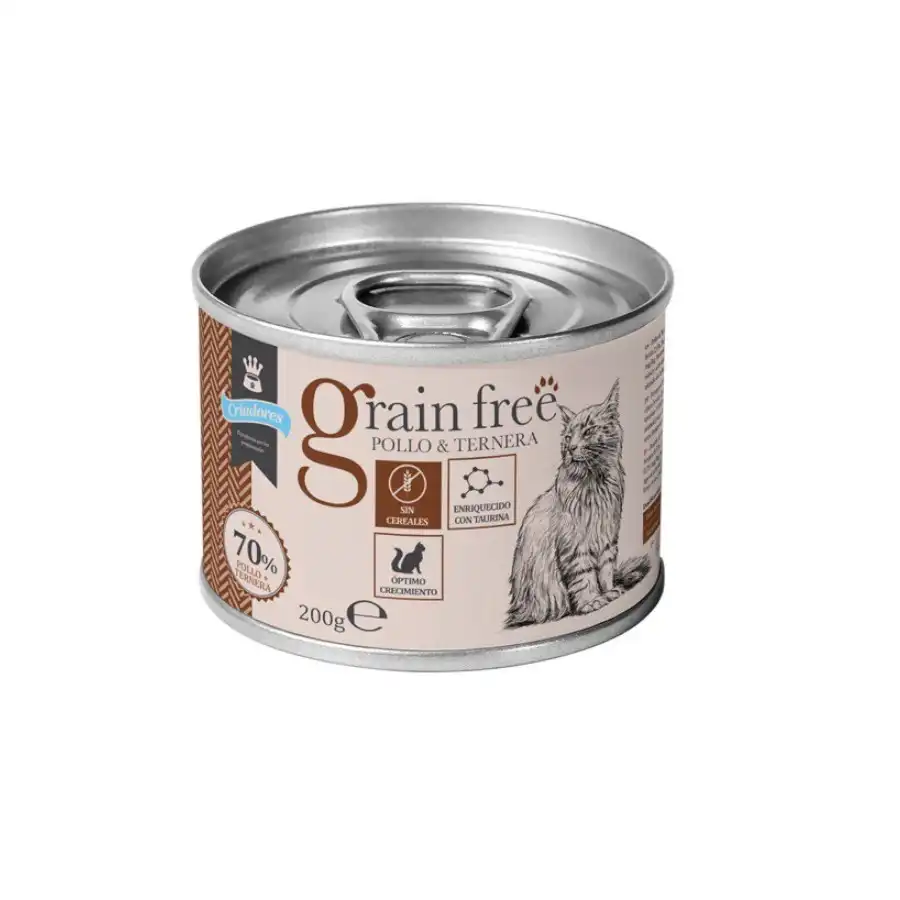 Criadores Grain Free Pollo y Ternera lata para gatitos