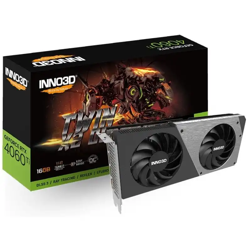 Inno3D TWIN X2 OC GeForce RTX 4060 TI 16GB GDDR6 DLSS3