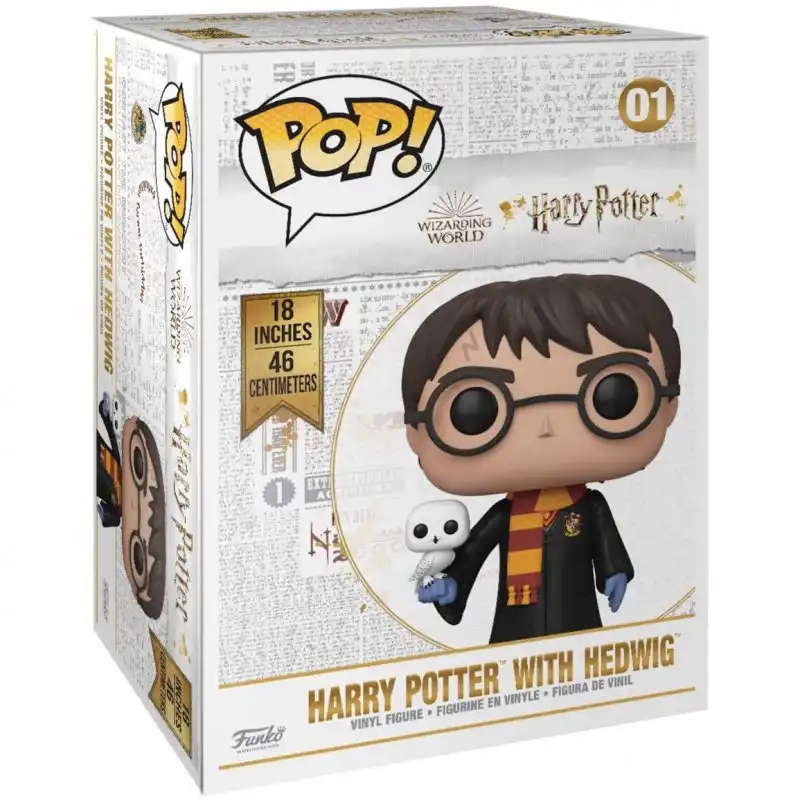 Funko Pop Harry Potter con Hedwig 18" 45 cm