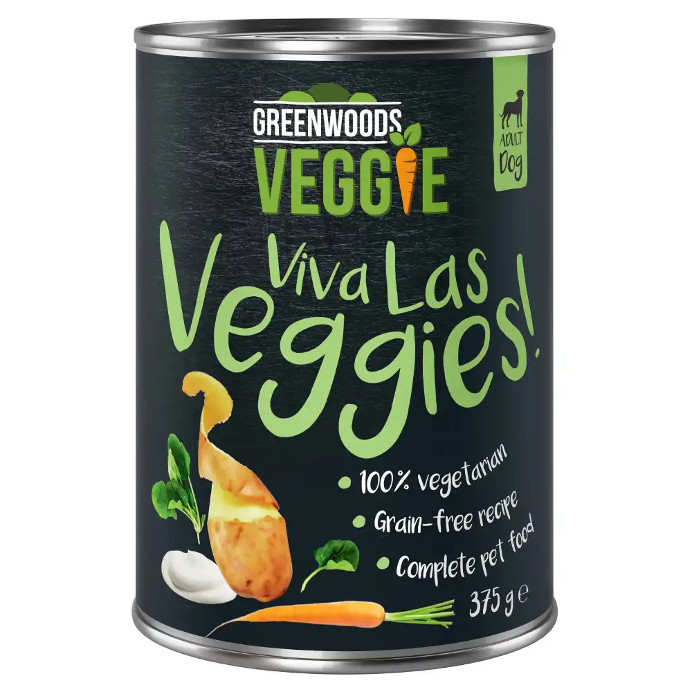 Greenwoods Veggie con yogur, patatas, zanahorias y espinacas - 6 x 375 g