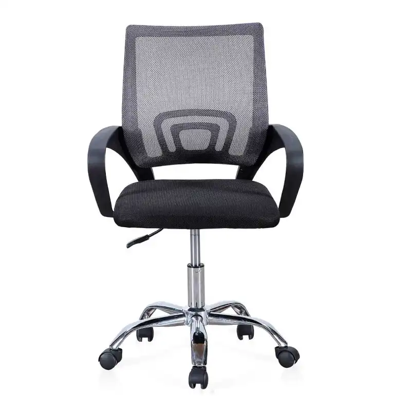 Adec Silla De Estudio Vita Giratoria Con Altura Regulable Negro/gris 90-102x60x60 Cm