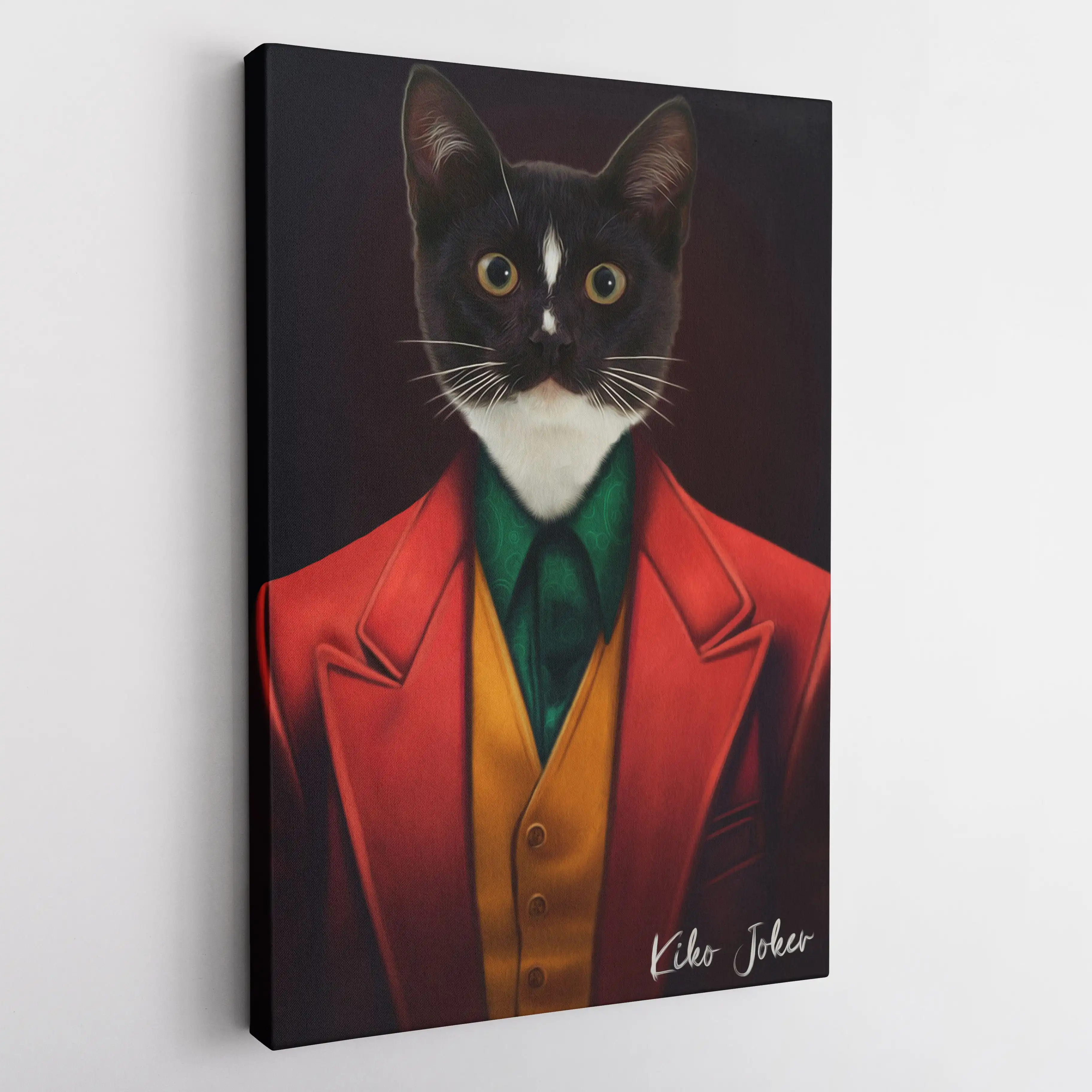 Pet Story Retrato Personalizado de Mascota Lienzo Joker