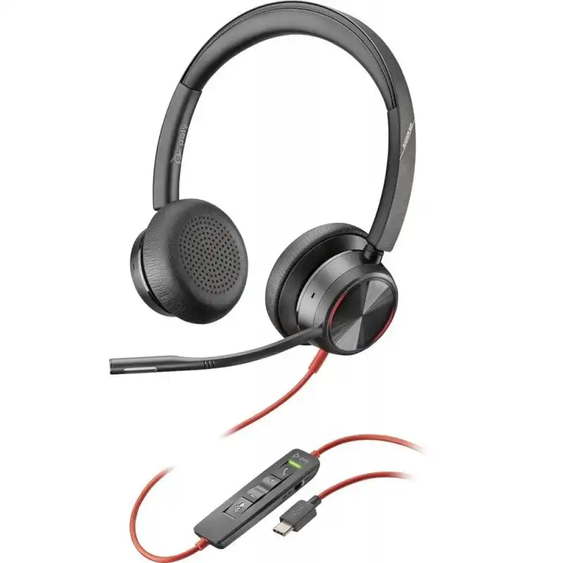 Poly Blackwire 8225 Auriculares USB-C