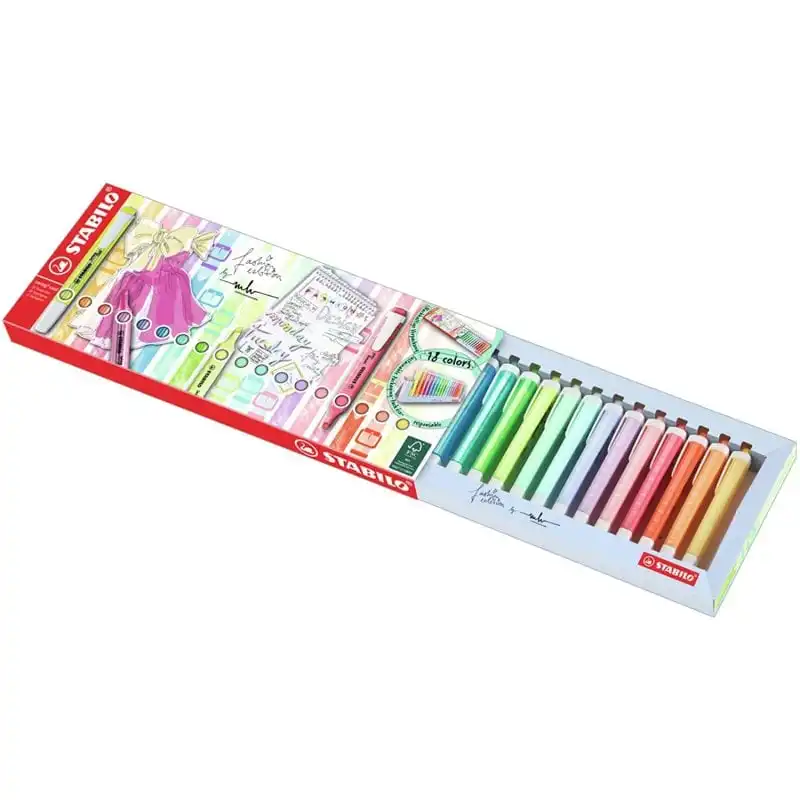 STABILO Swing Cool Pack de 18 Marcadores Fluorescentes Colores Surtidos