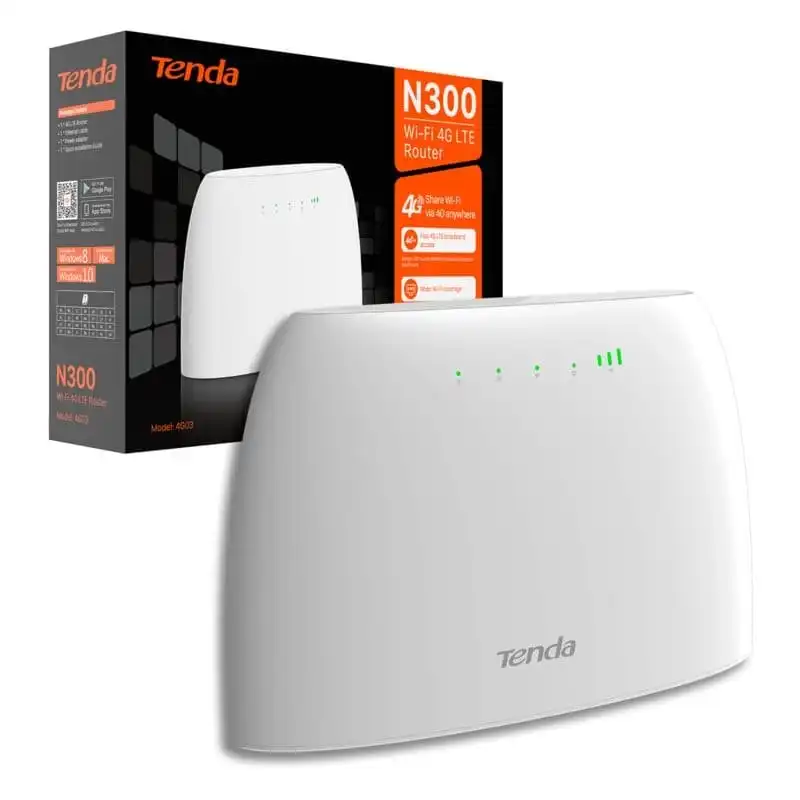 Tenda 4G03 Router WiFi 4G LTE N300