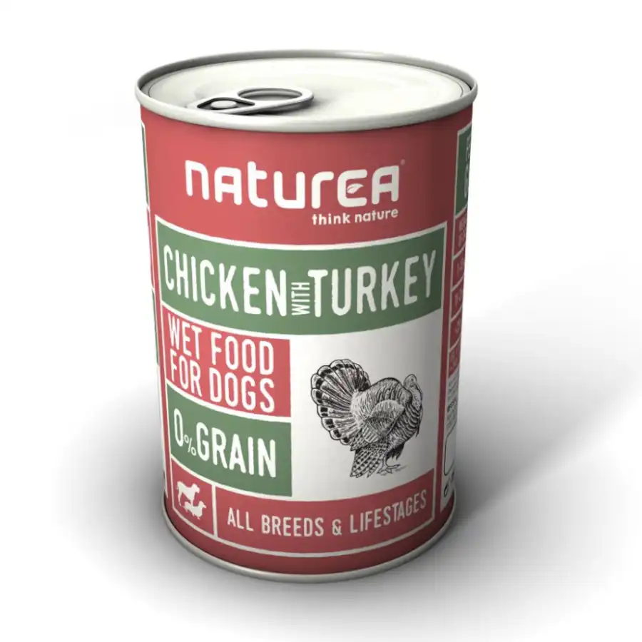 Naturea Paté de Pollo y Pavo lata para perros