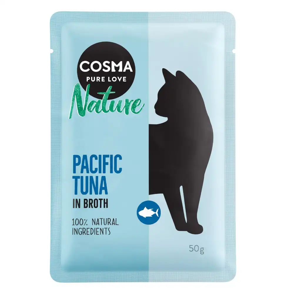 Cosma Nature 6 x 50 g en bolsitas - Atún del Pacífico