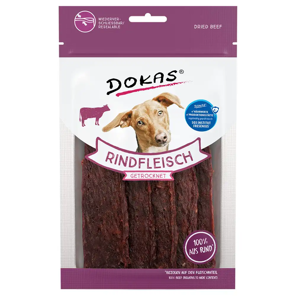 Dokas carne de vacuno deshidratada - 70 g