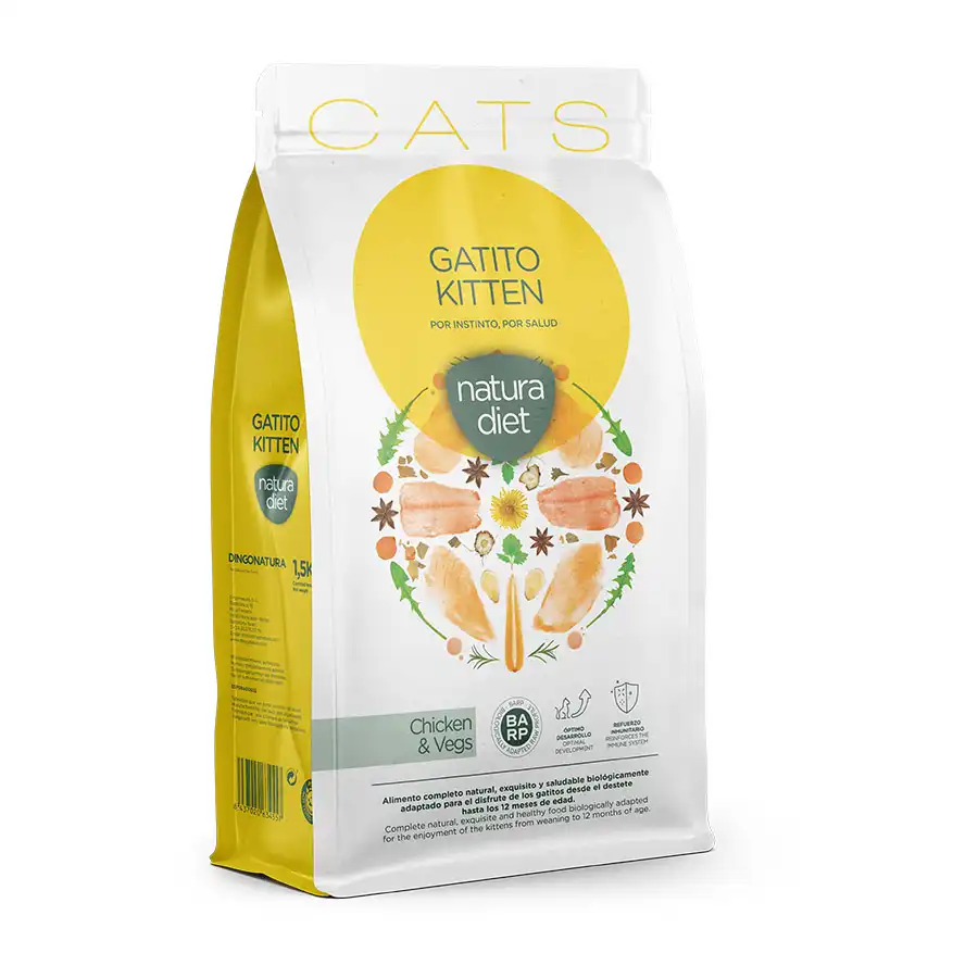 Natura Diet Kitten Pollo pienso para gatos