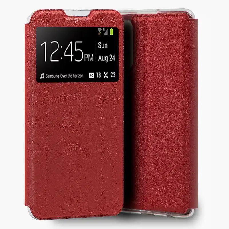 Cool Funda Flip Cover Liso Rojo Samsung Galaxy A72