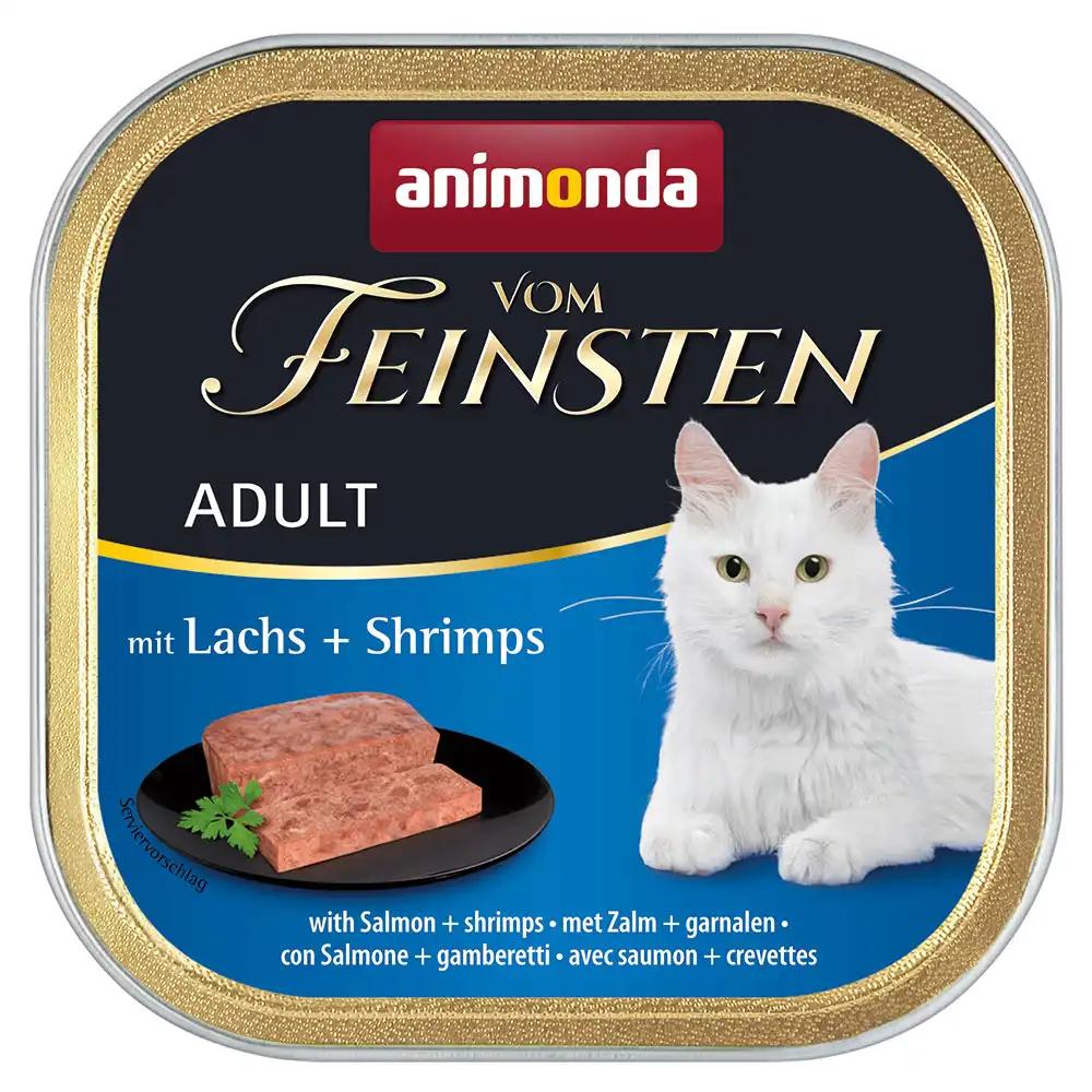 Megapack Animonda vom Feinsten Adult 32 x 100 g - Salmón y gambas