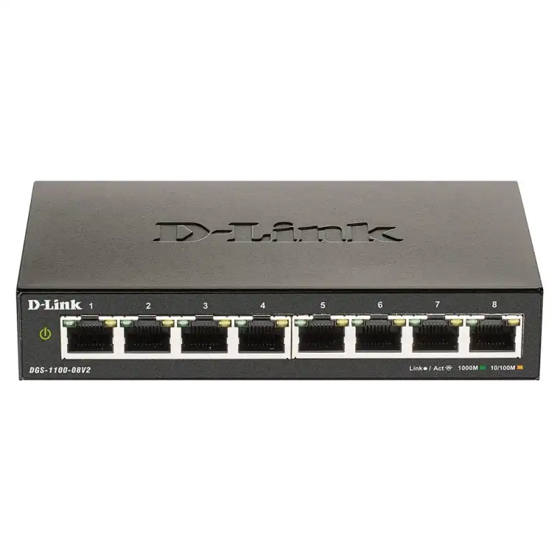 D-Link DGS-1100-08V2 Switch Gestionado 8 Puertos Gigabit Ethernet