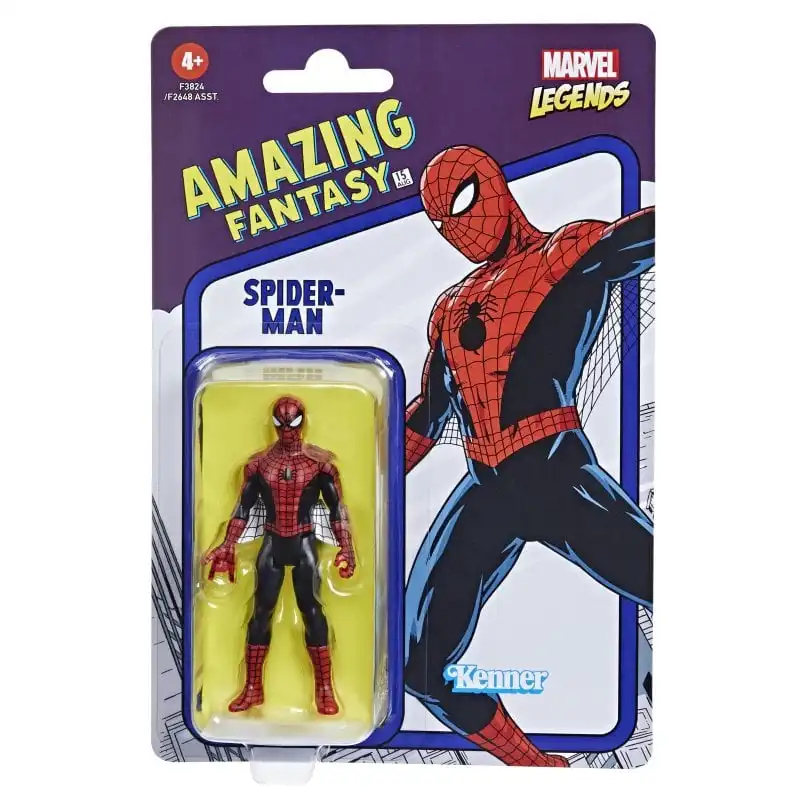 Hasbro Original Marvel Legends Retro 375 Figura Spider-Man