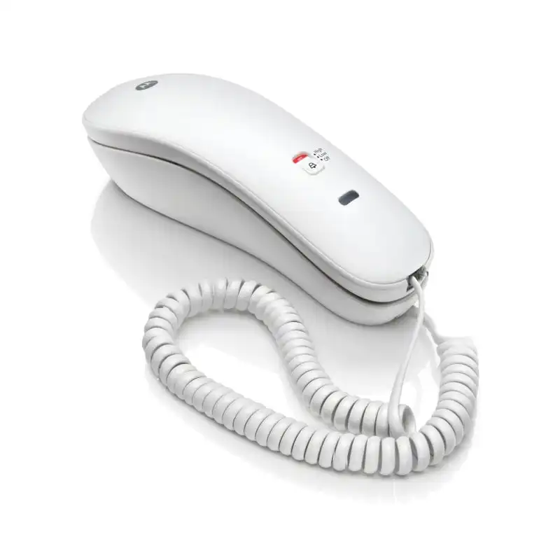 Motorola CT50 Teléfono Fijo Góndola con Indicador Visual de Llamada Blanco