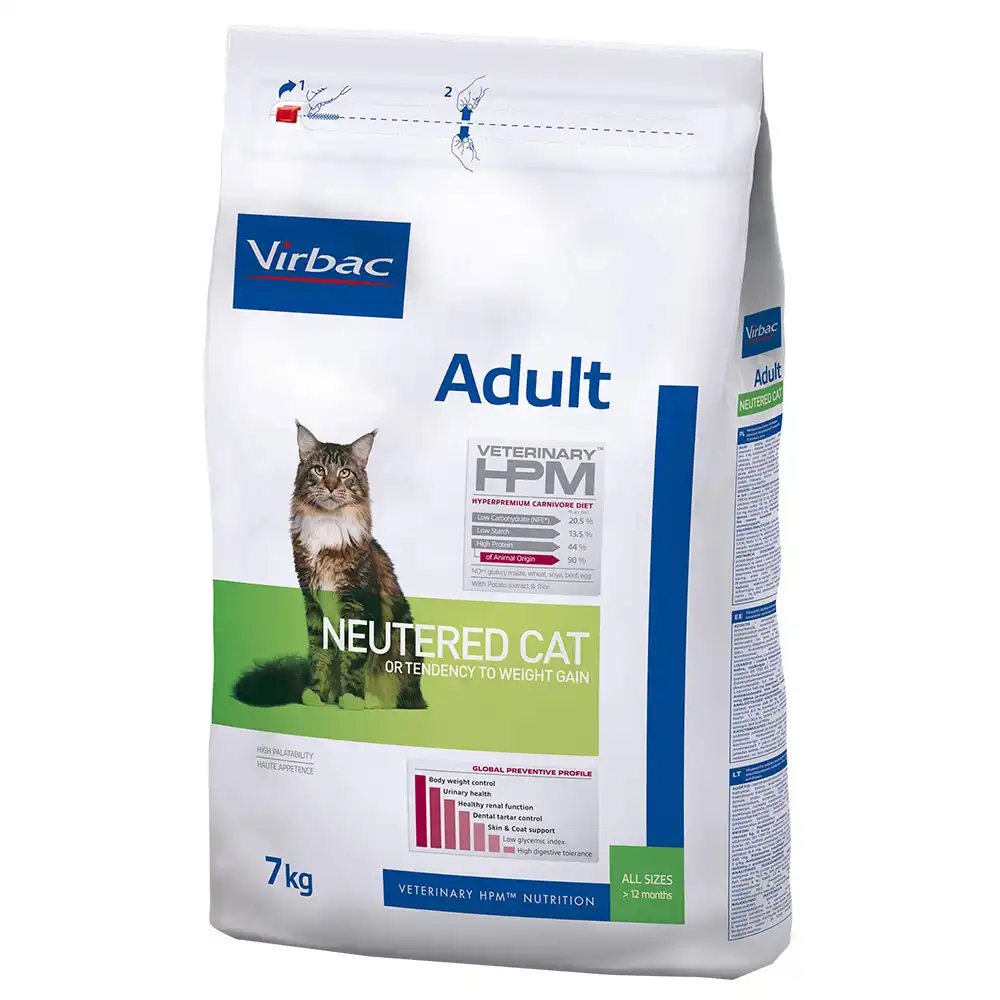 Virbac HPM Adult Neutered Cat 7 Kg.