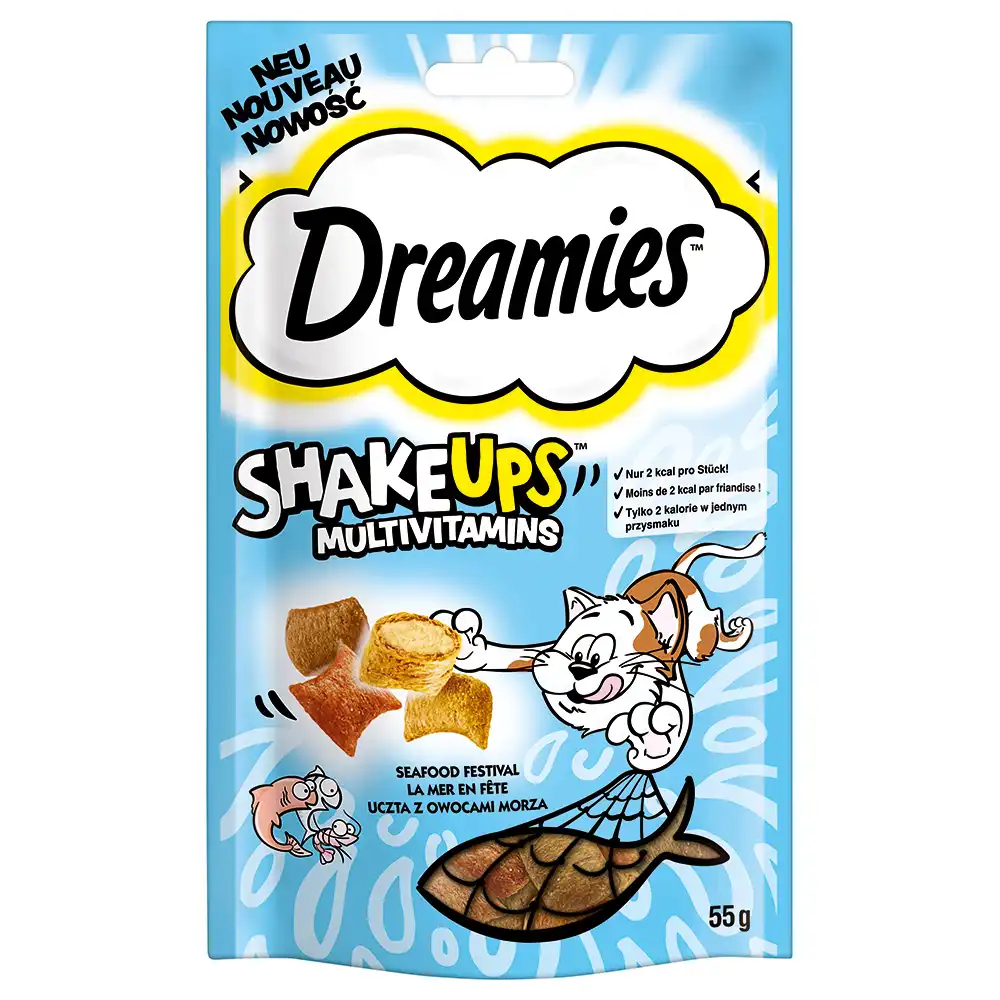 Catisfactions Shakeups Multivitamins snacks para gatos - Festival de marisco (55 g)