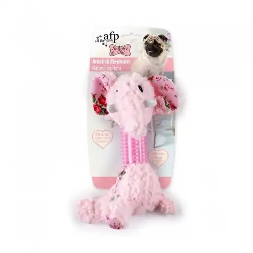 Afp Shabby Chic Anistick Elefante de Peluche para perros