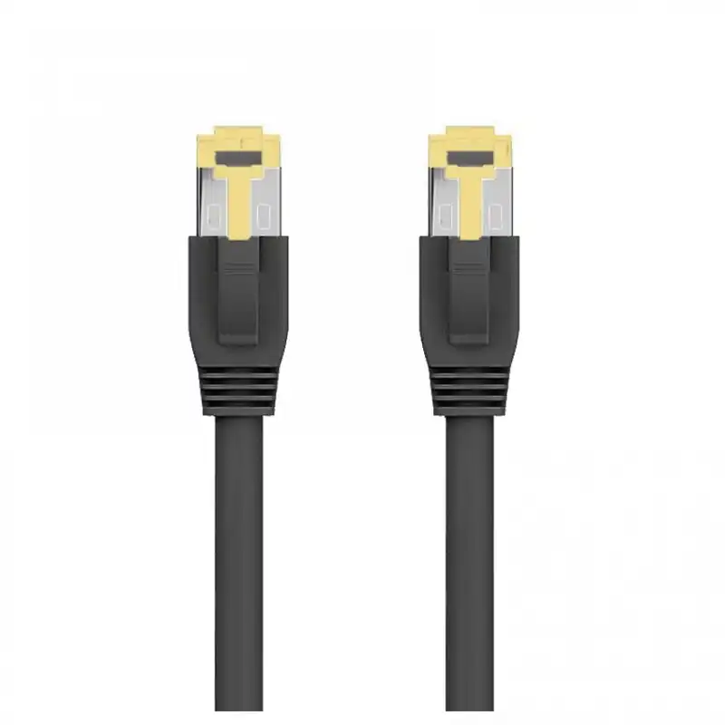 Ewent Cable de Red RJ45 Cat.8.1 S/FTP 15cm Negro