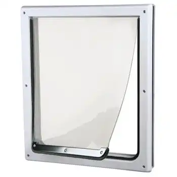 Puerta Para Perros 2 Direcciones Blanco M-xl 39x45 Cm Trixie