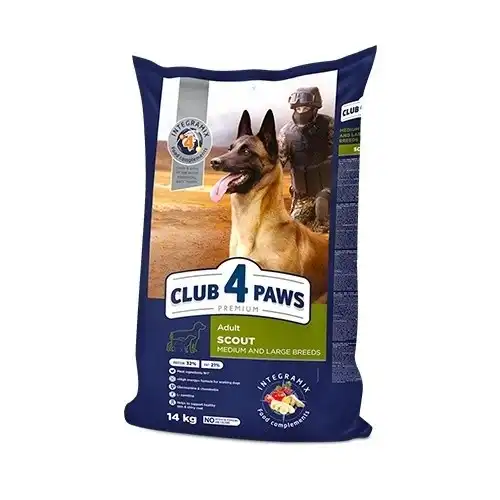 Club 4 Paws "Scout" pienso seco para perros trabajadores de razas medianas y grandes