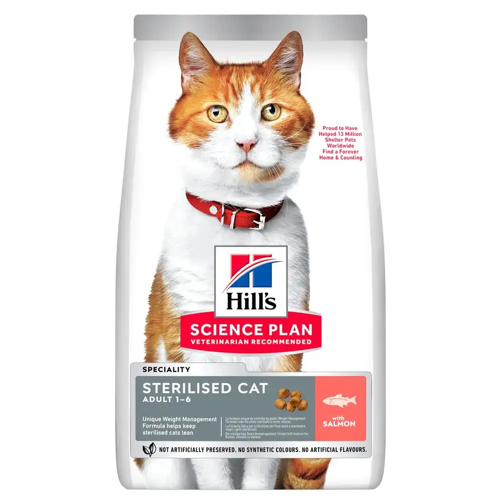 Hill's Science Plan Adult Sterilised salmón - 15 kg