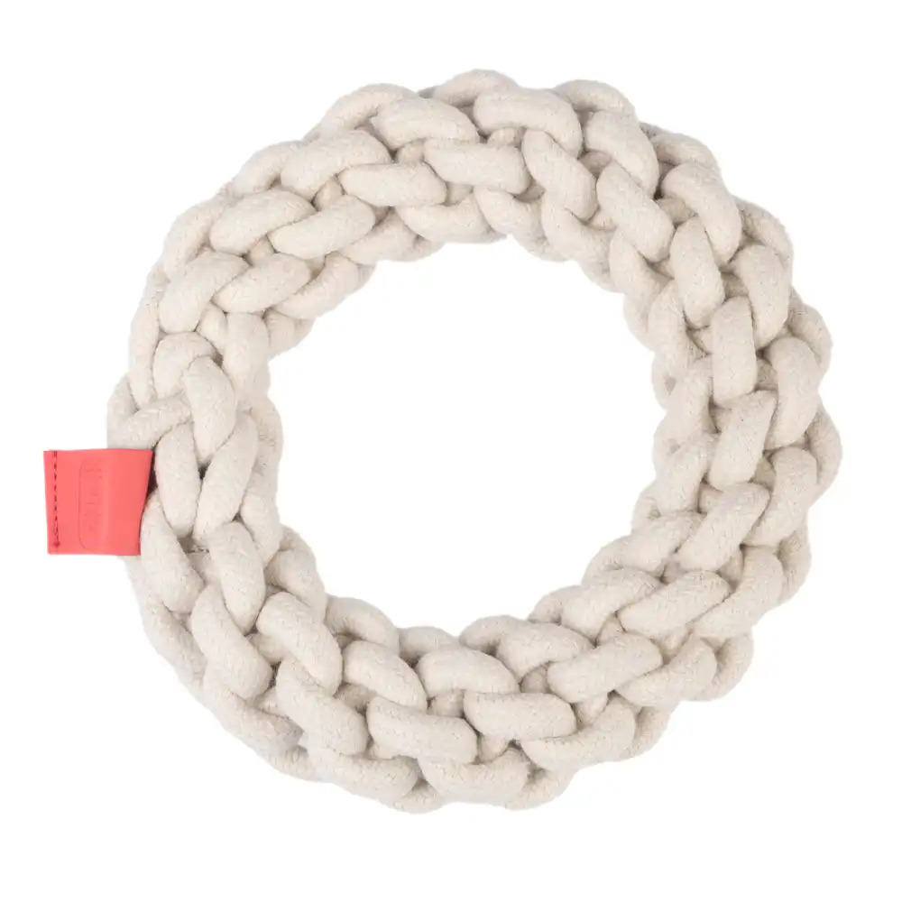 Aro de cuerda TIAKI Rope Ring juguete para perros - 18 x 4,5 cm (Diám x Al)