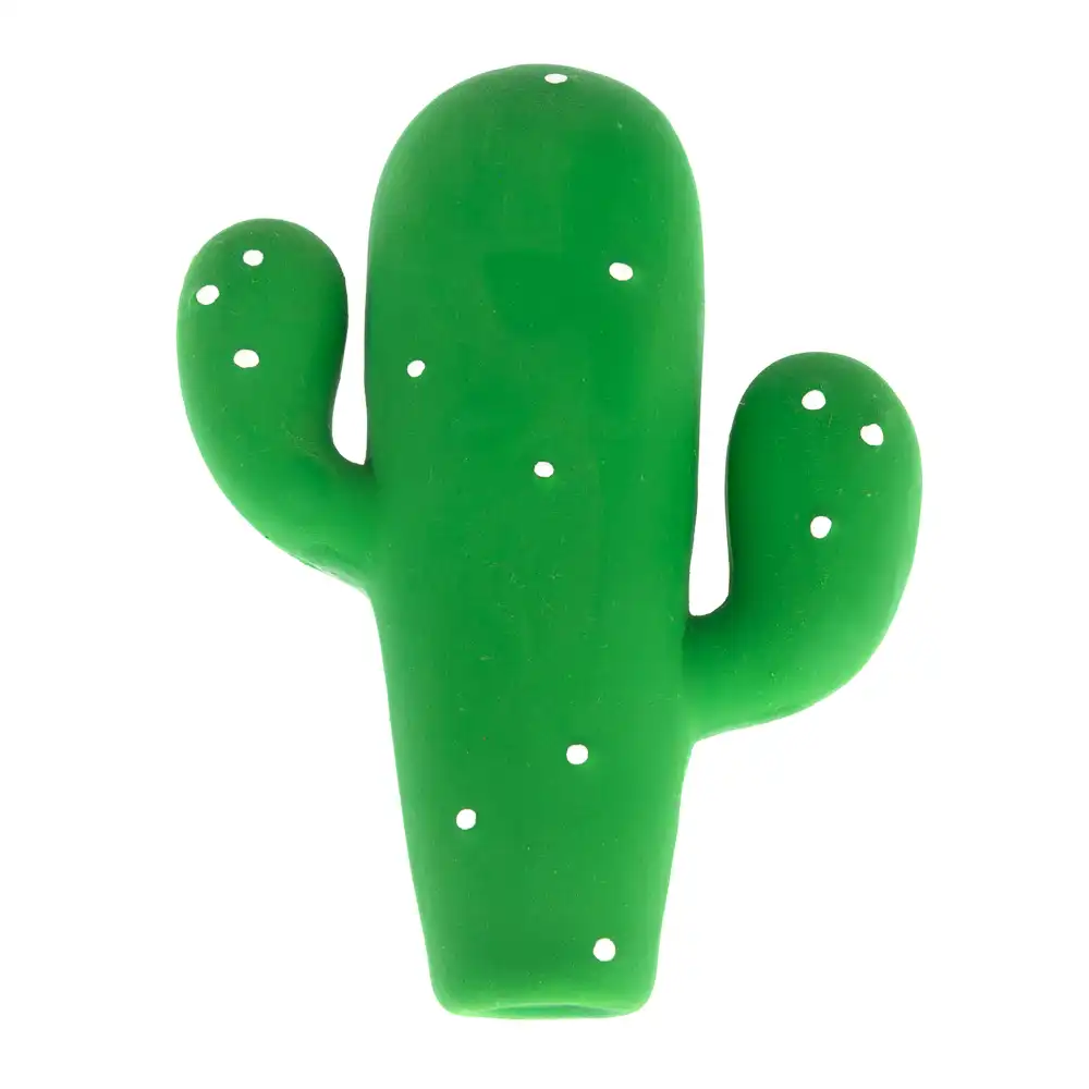 TIAKI Cactus de látex juguete para perros  - L 11,5 x B 9,5 x H 3 cm (LxAnxAlt)