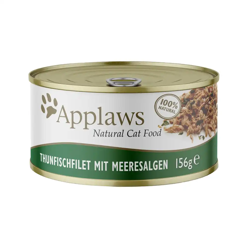 Applaws latas en caldo para gatos 6 x 156 g - Filete de atún y algas