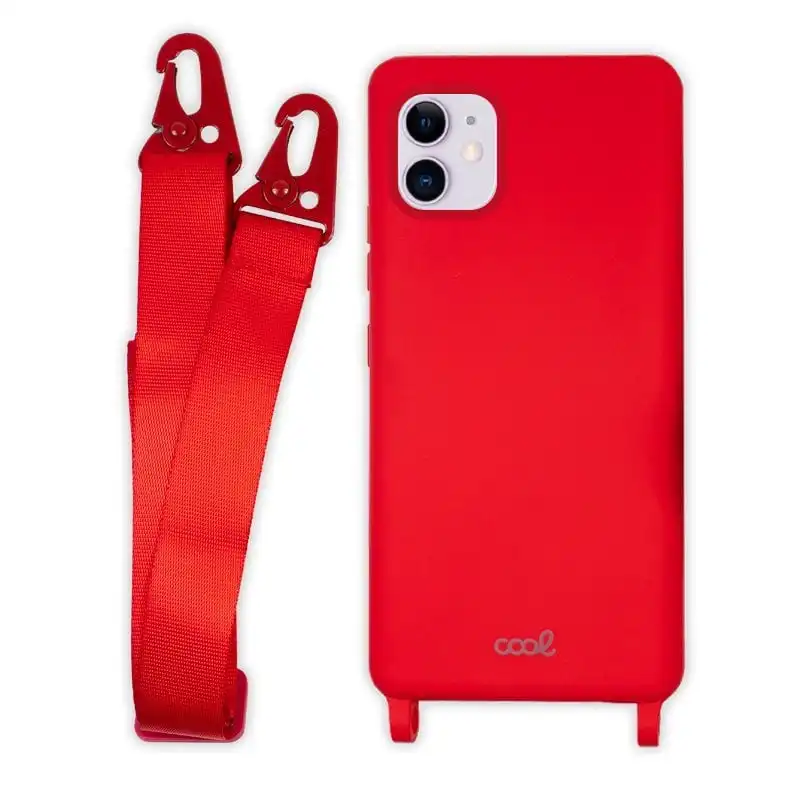 Cool Funda Colgante Roja para iPhone 11
