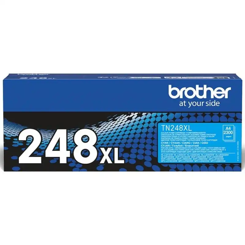 Tóner Original Alta Capacidad Brother TN-248XLC Cian