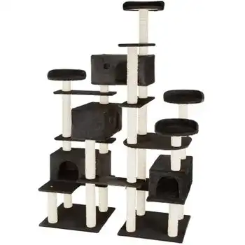 Árbol Rascador Para Gatos Entissar - Negro