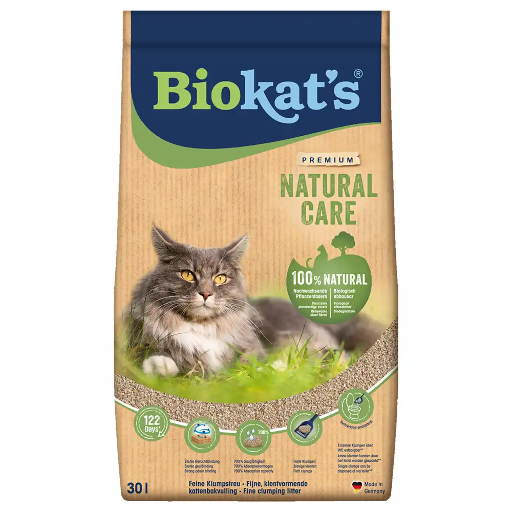 Biokat's Natural Care arena vegetal biodegradable - 30 l