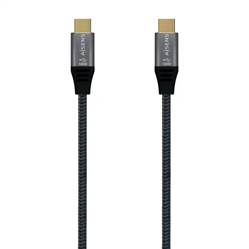 Aisens Cable USB-C 3.2 Macho/Macho 2m Gris
