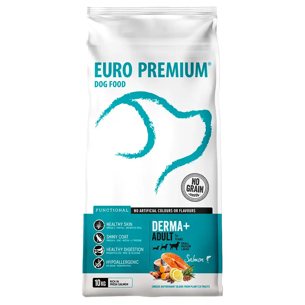 Euro-Premium Adult Derma+ pienso para perros - 10 kg