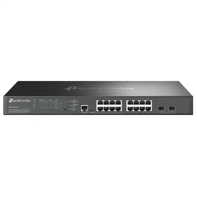 TP-Link Omada SG3218XP-M2 Switch Gestionado L2+ Gigabit 2.5G 16 Puertos + 2 SFP+