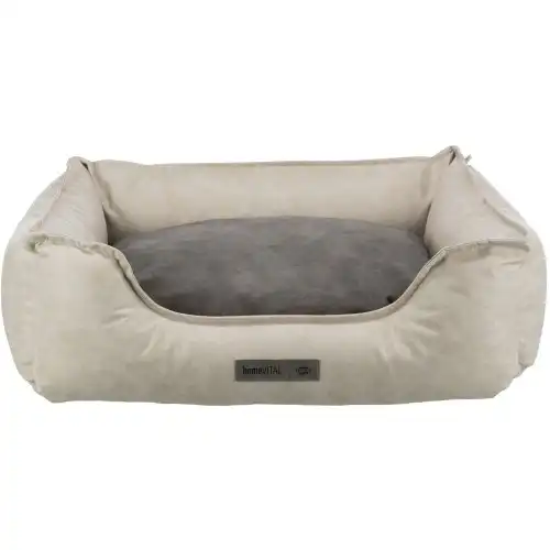 Trixie Home Vital Calito Cama Cuadrara Gris para perros