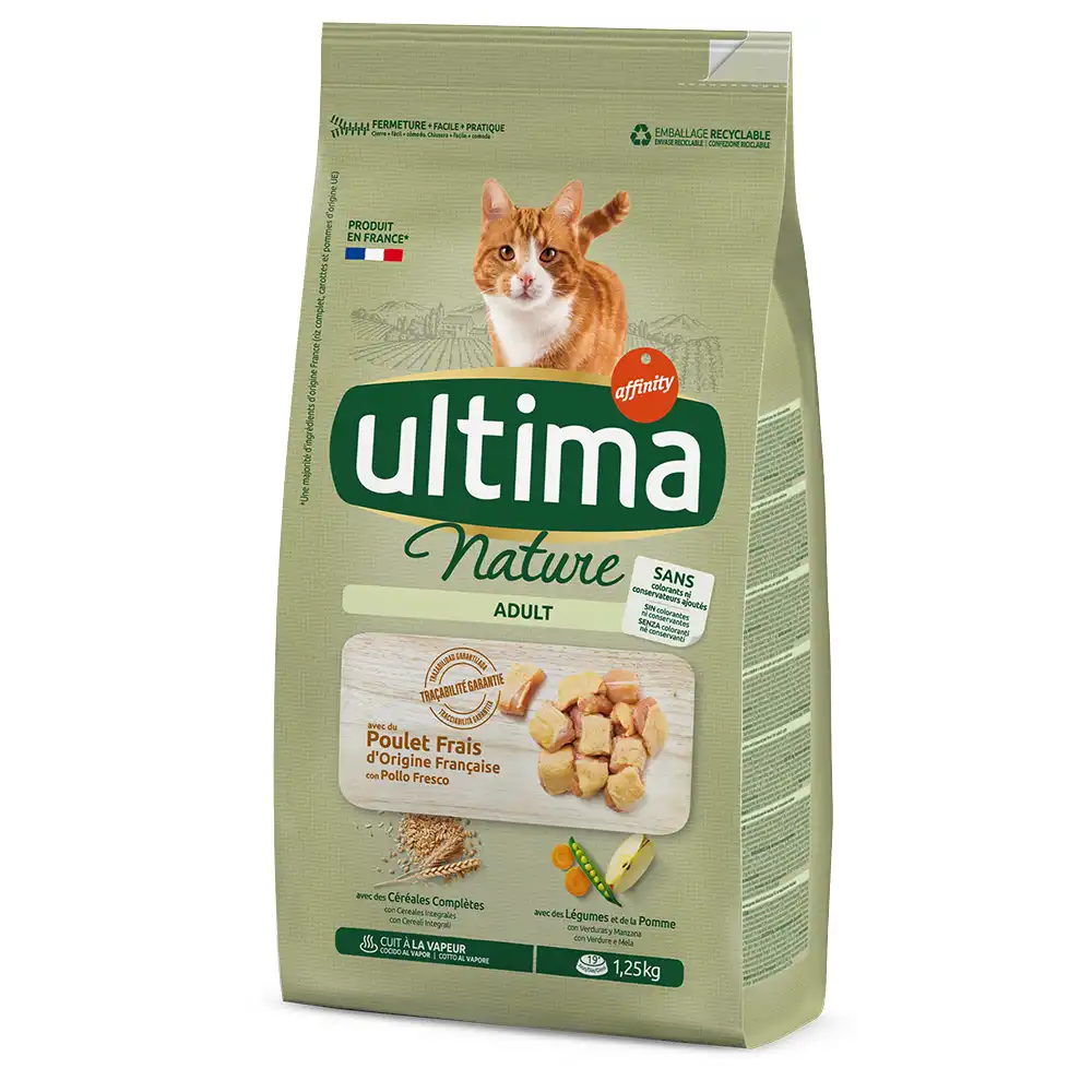 Ultima Cat Nature Pollo pienso para gatos - 1,25 kg