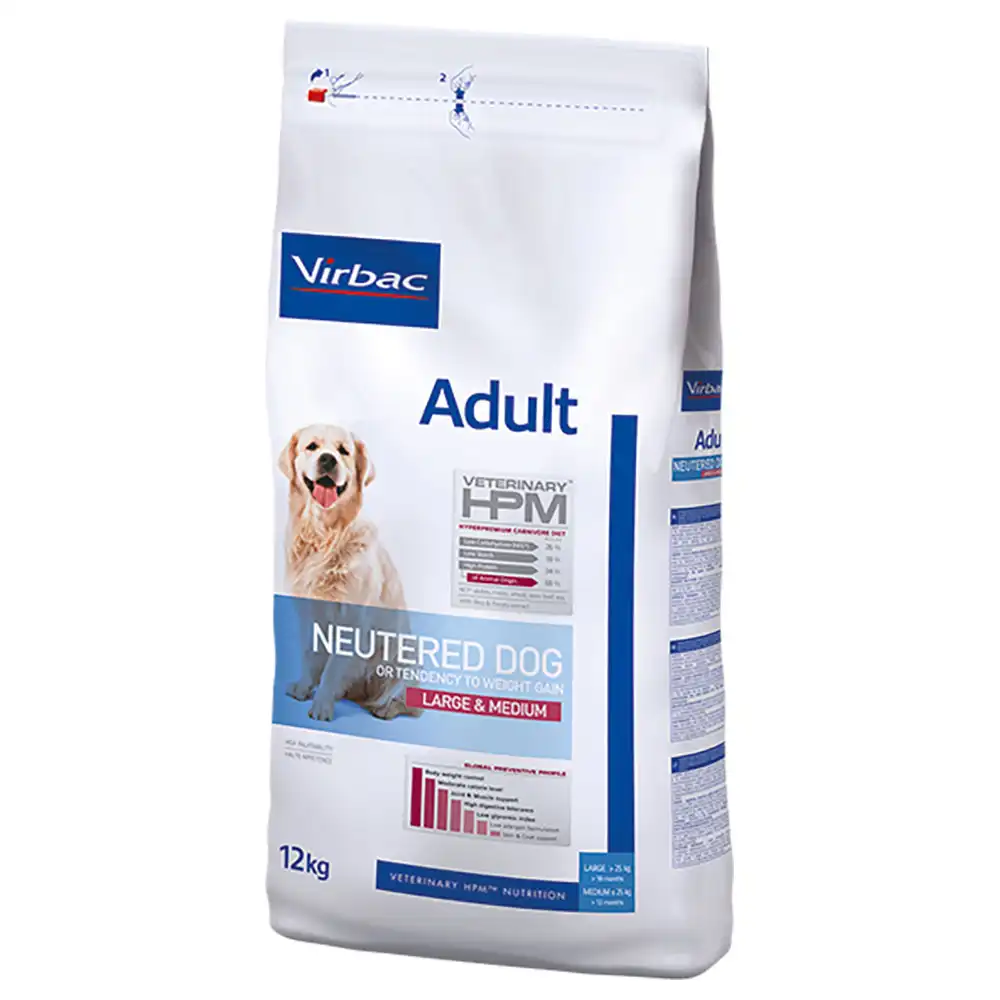 Virbac HPM Adult Neutered Large & Medium 12 Kg.