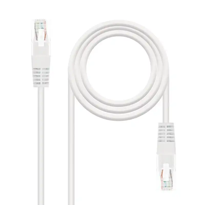 Nanocable Cable de Red RJ-45 UTP AWG24 Cat. 5e 50cm Blanco