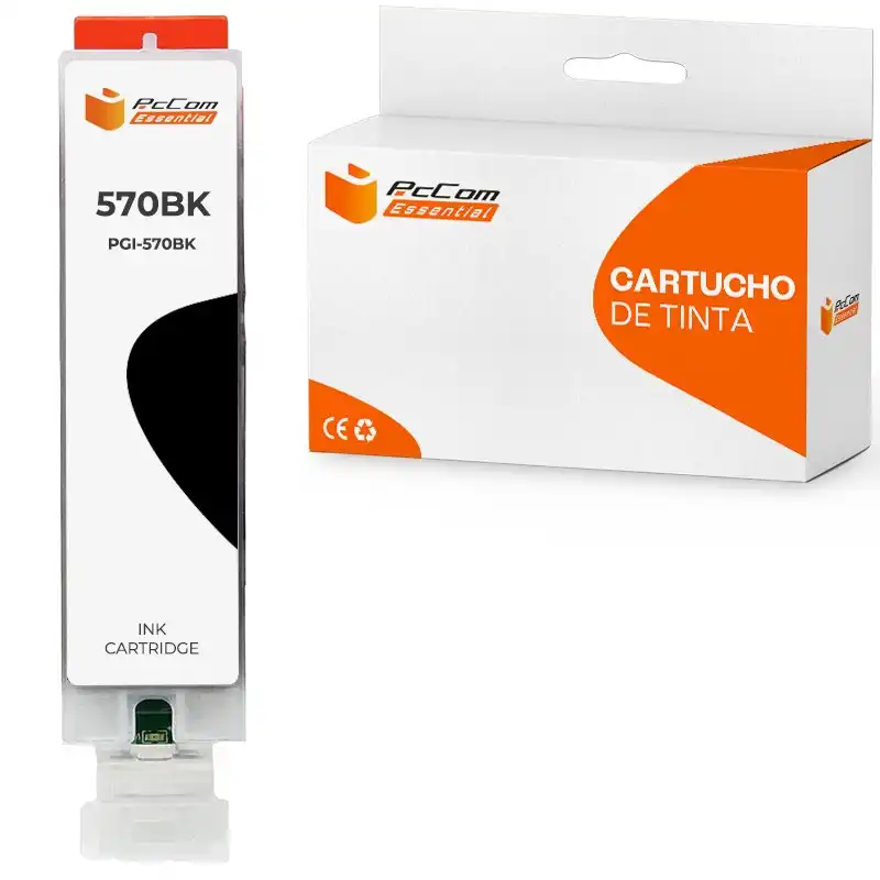 Pccom Essential Canon Pgi570xl Cartucho Tinta Compatible Negro