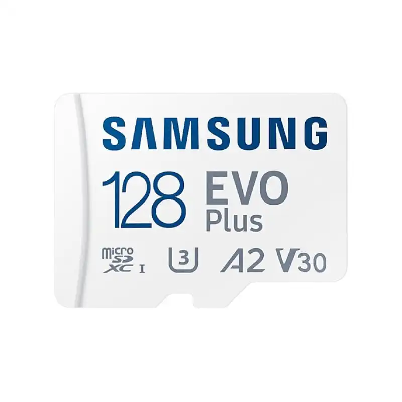 Samsung EVO Plus MicroSDXC 128GB UHS-I U3 V30 Clase 10 con Adaptador