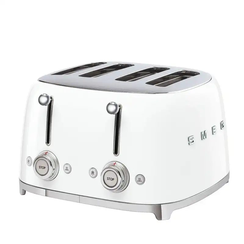 Smeg TSF03WHEU Tostador 4 Rebanadas 2000W Blanco