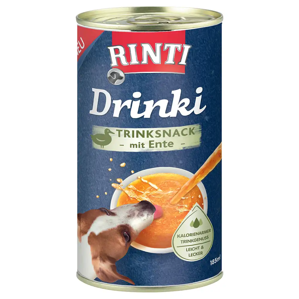 RINTI Drinki bebida para perros - 185 ml - con pato