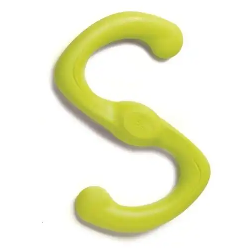 en forma de S para perros color Verde