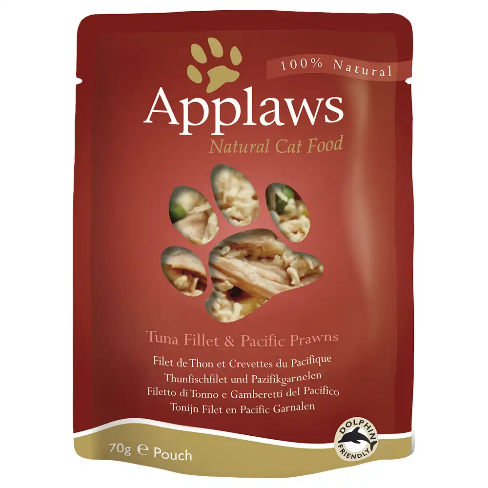 Applaws Selection 12 x 70g - Atún con gambas del Pacífico