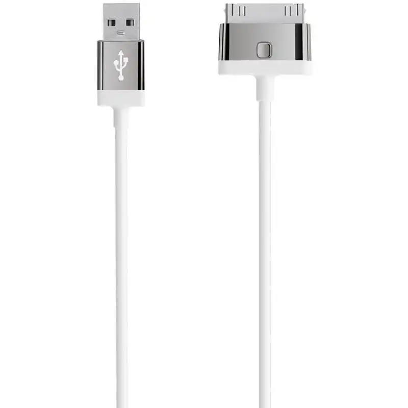 Belkin MixIt Cable USB a Conector 30 Pines 1.2m Blanco
