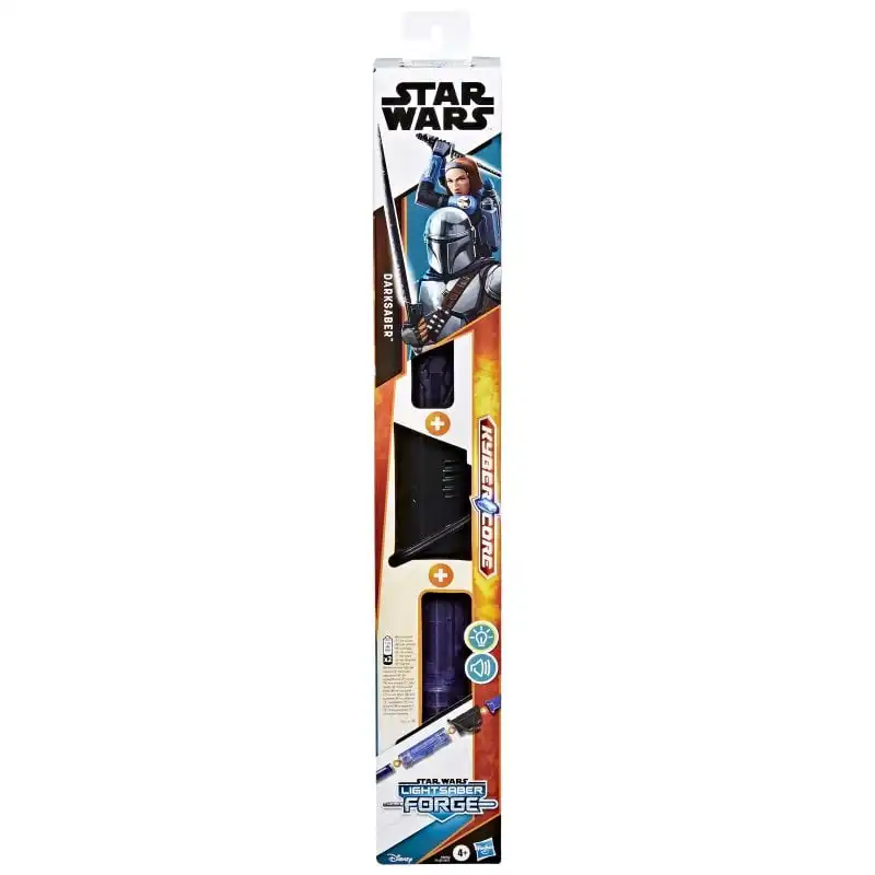 Hasbro Original - Star Wars Lightsaber Forge, Kyber Core, Sable Oscuro, Sable De Luz Electrónico - Figura