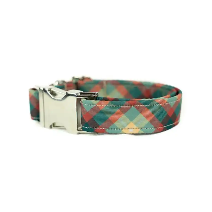 Collar MINT PLAID