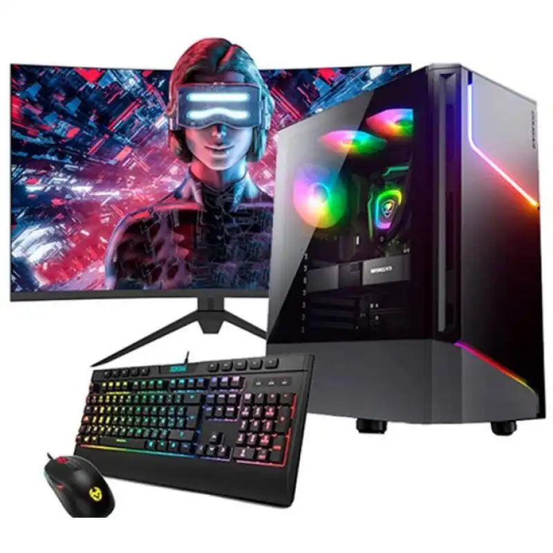 Neo-PC Gaming Mx360 AMD Ryzen 7 5700G/32GB/1TB SSD/RTX 4060 + Monitor 27" FullHD + Teclado y Ratón