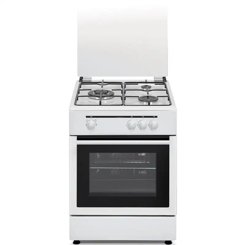 Vitrokitchen CB5530BB Cocina de Gas 3 Zonas Blanca
